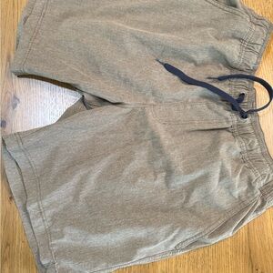 Tan Drawstring Shorts
